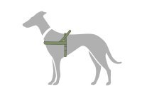 HUNTER Norwegergeschirr Hunting, braun, Halsumfang 45 cm...