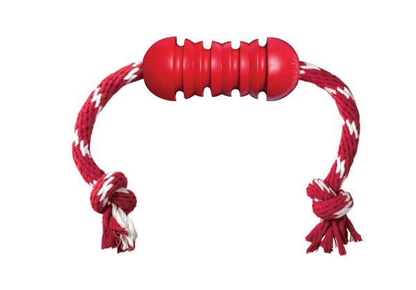 Hundespielzeug KONG® Dental mit Tau 12 cm
