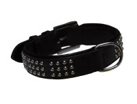 NOBBY Leder Halsband "VINTO", schwarz