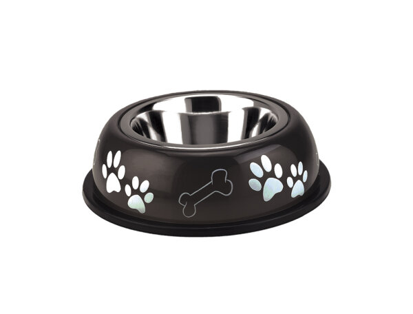 NOBBY Napf "NICE DINER", braun / schwarz, S, 19 cm, 0,35 ltr.