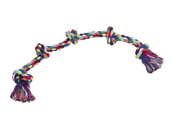 NOBBY Spielseile schwer, bunt, 5 Knoten, 1 kg