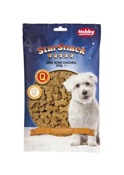 Hunde - Snacks NOBBY StarSnack "Mini Bones Chicken", 200 g