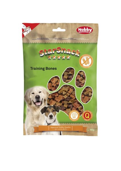 Hunde - Leckerli NOBBY StarSnack "Training Bones" getreidefrei, 180 g