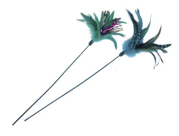 NOBBY Federwedel mit Federn, bunt, 59 cm