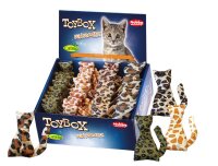 NOBBY Stofftier Katze, leopard, 9 cm