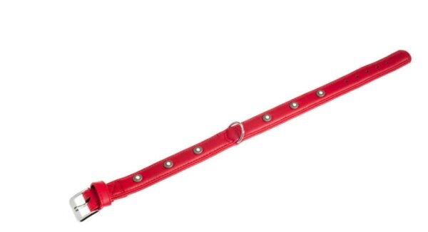 KARLIE Halsband BUFFALO DECO,30 mm 50 cm, rot, Kunstleder