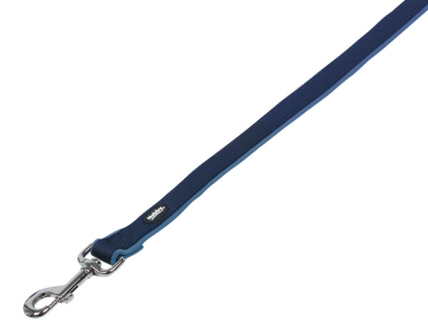 NOBBY Leine "Classic Preno", blau, M - L, L: 120 cm, B: 20 / 25 mm