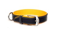 WOLTERS Halsband Terranova Fettleder Mango/Schwarz 40...