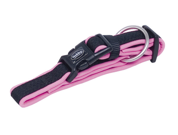 NOBBY Halsband "Mesh Preno", pink, S-M, L: 30-45 cm; B: 20/25 mm