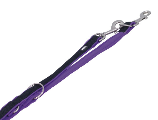 NOBBY Führleine "Mesh Preno", lila, L-XL, L: 200 cm, B: 25/35 mm