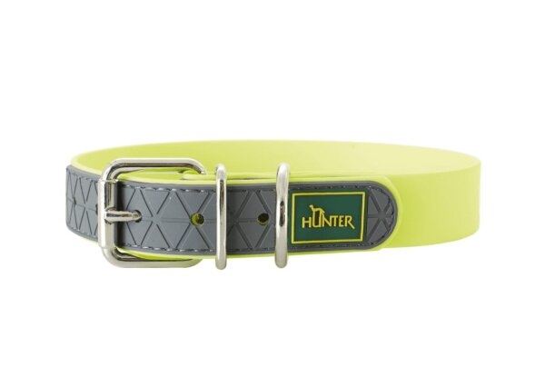 Hunter Hunde Halsband New Convenience 65 cm Neongelb