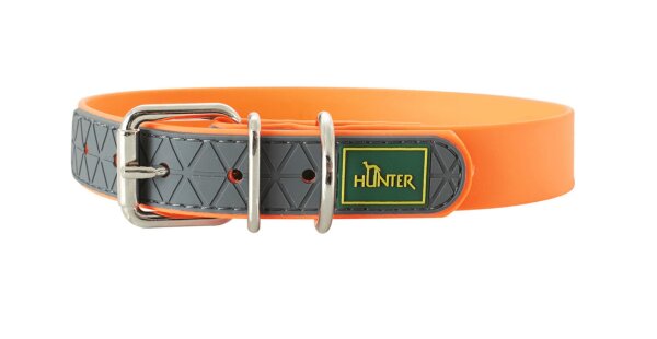 Hunter Halsband Convenience 50 cm neon Orange 38 - 46 cm / 25 mm