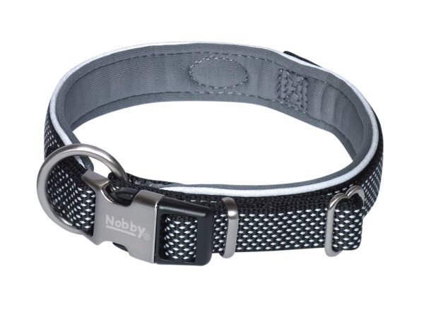NOBBY Halsband "Classic Preno Royal", schwarz, M - L, L: 45 - 55 cm, B: 25 / 35 mm