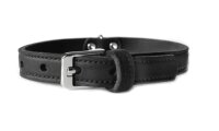 Das Lederband Hundehalsband Weinheim, schwarz, 52 cm x 20 mm