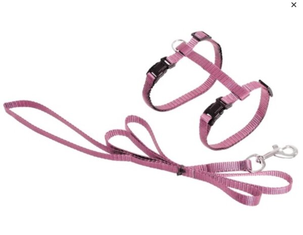 KARLIE  Katzengeschirr Art Sportiv Plus, rosa, L: 110 cm, B: 10 mm