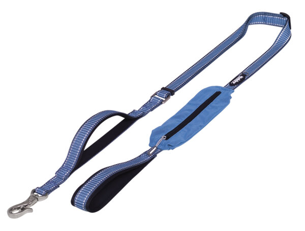 NOBBY Leine "Kalea" hellblau, XS-S, 140-180 cm/ 15-20 mm