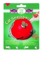 KARLIE  Snack-Ball für Katzen, rot, Ø 7,5 cm
