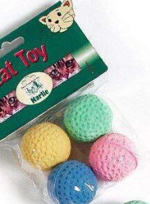 KARLIE  Katzen-Soft-Golfbälle - 4er Set, Ø 4 cm