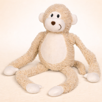 NOBBY Hundespielzeug Plüsch Affe mit Squeaker, 23 cm