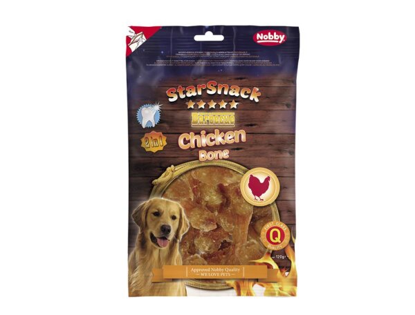 Hunde - Leckerli NOBBY StarSnack Barbecue Chicken Bone, 8,5 cm, 120 g