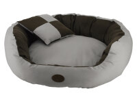 NOBBY Donut mit Einstieg "LOBO", grau, Ø 60 cm