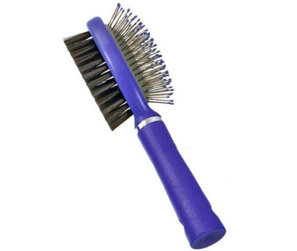 KARLIE Doppelbürste mit Borsten und Schutzkappen