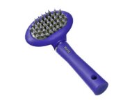 KARLIE  Glanzpflegebürste für Katzen, blau, 17 cm