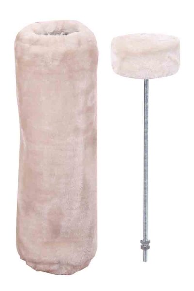 NOBBY STARSYSTEM Deckenspanner + Cover "DE LUXE", beige, Ø 12 x 40 cm