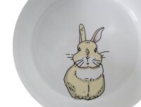 NOBBY  Nager Keramik Napf "Rabbit", gelb, Ø 11 x 4,5 cm