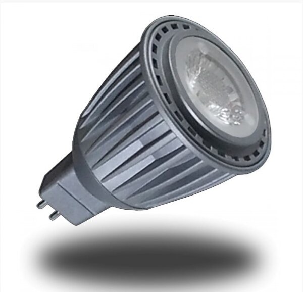 LED Spot Lampe - 7W, GU5.3, 12V, Sharp COB Chip, Weiß
