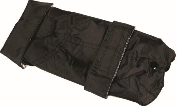 Fashion Dog Wasserdichter Mantel mit doppeltem schwarzem Nylon, 55 cm