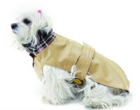 Fashion Dog Wasserdichter Wachs-Leinwand-Mantel mit...