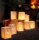 Adventskalender 24 kleine Lichttüten mit den Zahlen 1-24 - orginal Luminaria Lichttüten