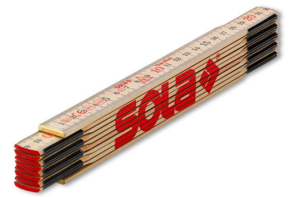 SOLA Holz-Meterstab 2 m H 2/10