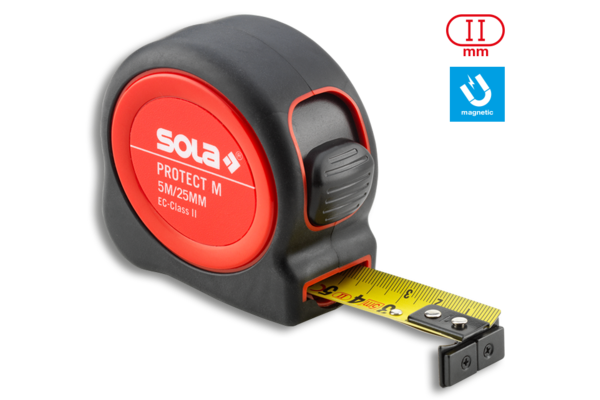 SOLA Magnetrollmeter (25 mm) Protect M PE 525 5 m