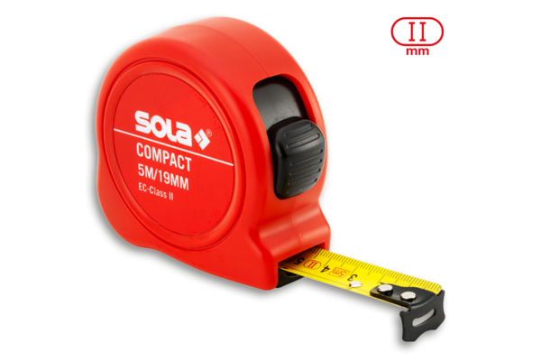 SOLA Rollmeter (25 mm) Compact  CO 8 m - SB