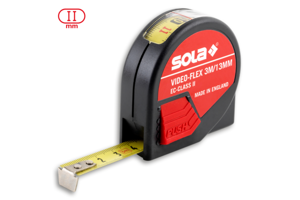 SOLA Rollmeter (13 mm) Video-Flex  VF 3 m
