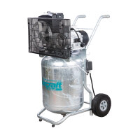 AIRCRAFT Mobiler Kolbenkompressor mit Riemenantrieb...