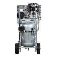 AIRCRAFT Mobiler Kolbenkompressor mit Riemenantrieb AIRPROFI 503/90 V