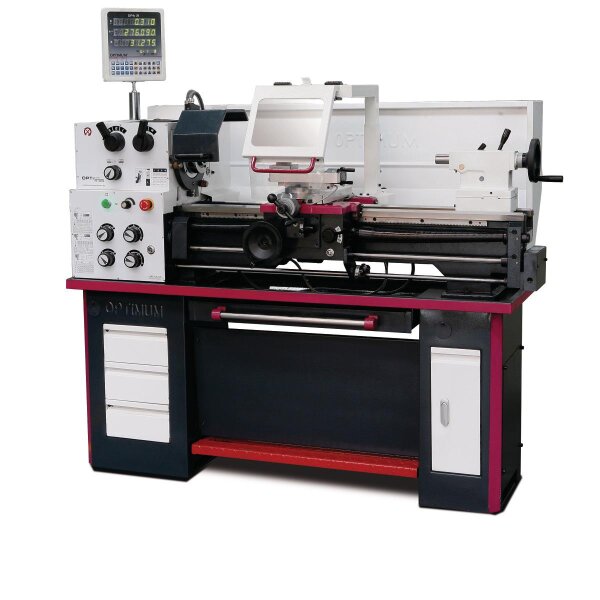 OPTIMUM Leit- und Zugspindel-Drehmaschine OPTIturn TH3309V