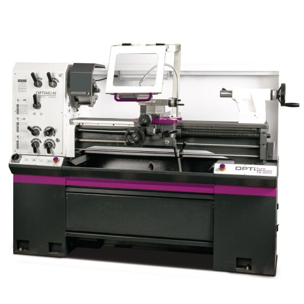 OPTIMUM Leit- und Zugspindeldrehmaschine OPTIturn TM 4010