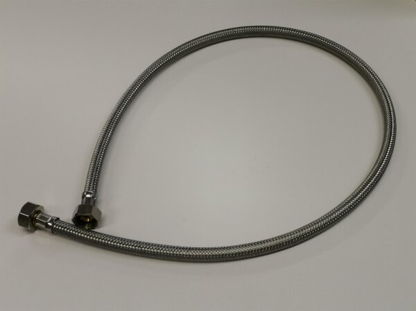 Panzerschlauch, Flexschlauch DN8, 1/2" Ü x 1/2" Ü 100cm