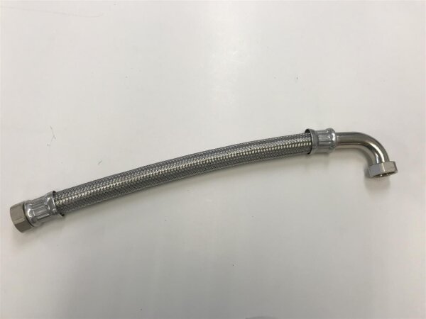 Panzerschlauch, Flexschlauch 1"(DN25) IG x IG mit 90° Bogen 500 mm