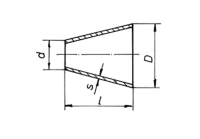 RTI Geschweißte Reduzierstücke konzentrisch 88,9 x 60,3 x 2,0 mm