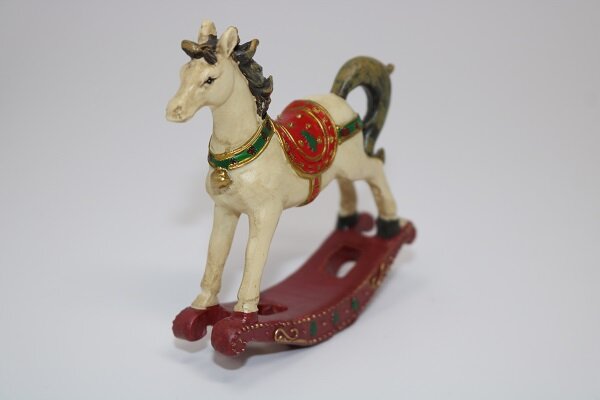 Deko-Schaukelpferd 7x2x8 cm