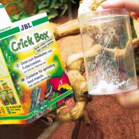 Schütteldose zum Bestäuben von Futterinsekten