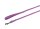 KARLIE Hundeleine Buffalo aus Leder, L:100 cm x 18 mm, violett