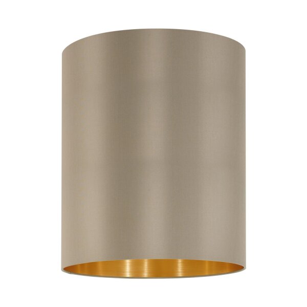 SCHRACK Schirm zu Wandleuchte "Pasteri Pro" taupe/gold