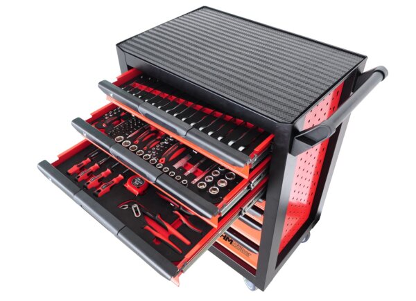 HM-MÜLLNER Werkstattwagen bestückt, 228-tlg.