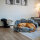 NOBBY Hunde-Komfortbett "PAW", grau, Ø: 75 cm / H: 21-42 cm
